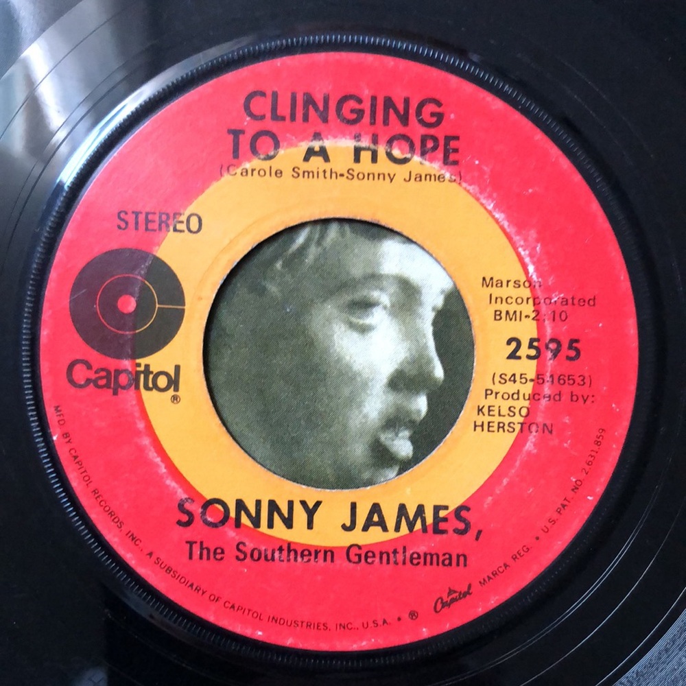 Sonny James Since I Met You, Baby Vinyl 45 Record '69 - Picture 4 of 4